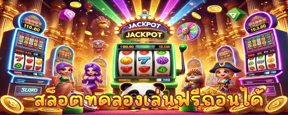 สล็อตทดลองเล่นฟรีถอนได้